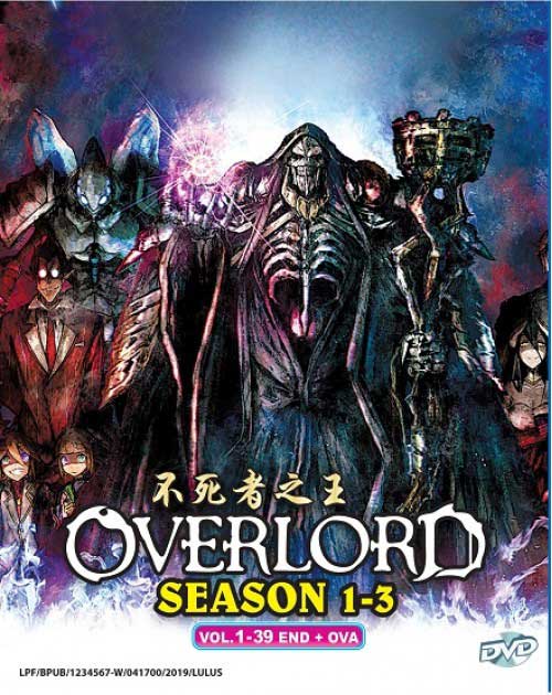 Overlord (Collection Season 1~3) (DVD) (2015~2018) Anime