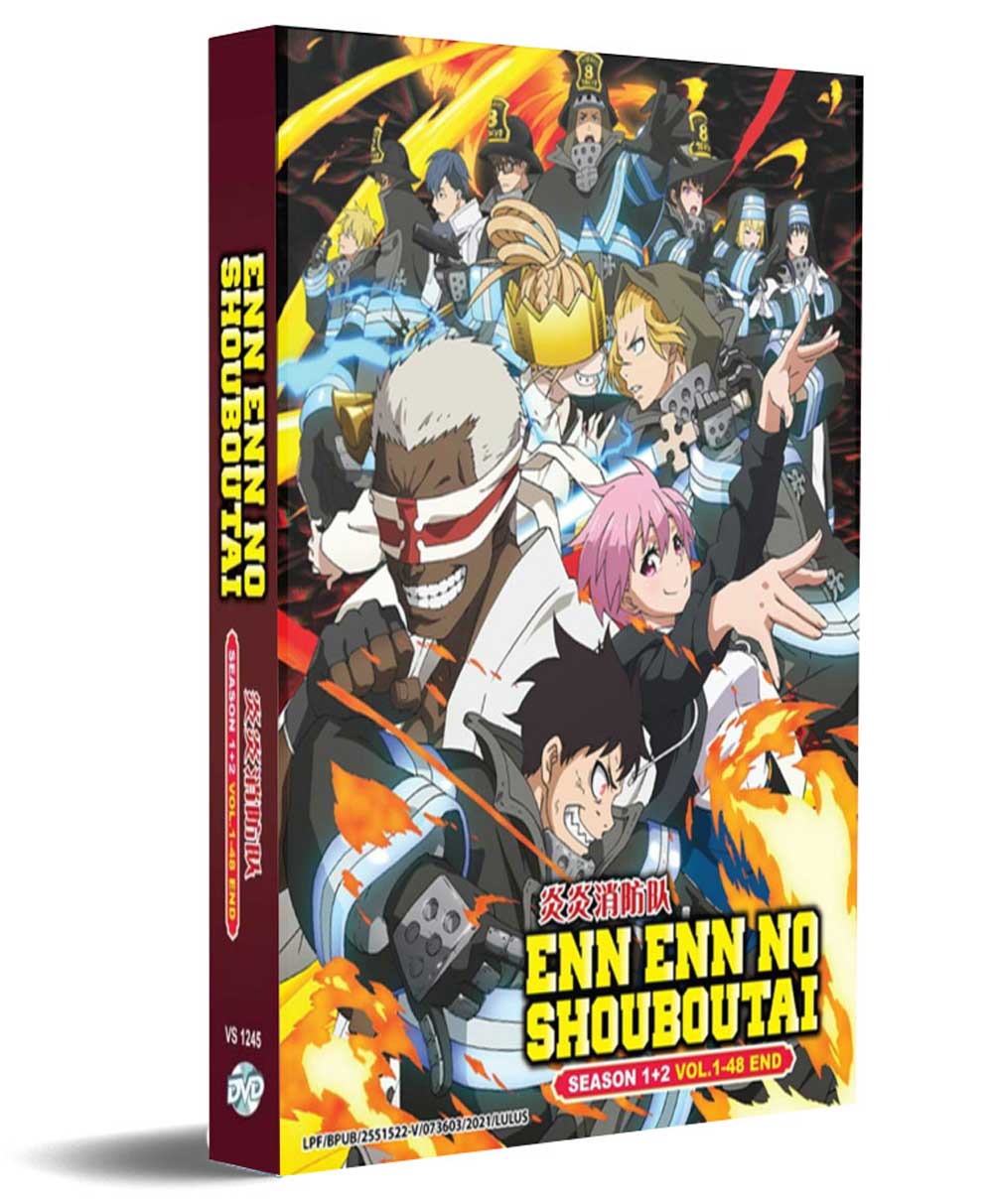Enn Enn no Shouboutai Season 1+2 (DVD) (2019) Anime