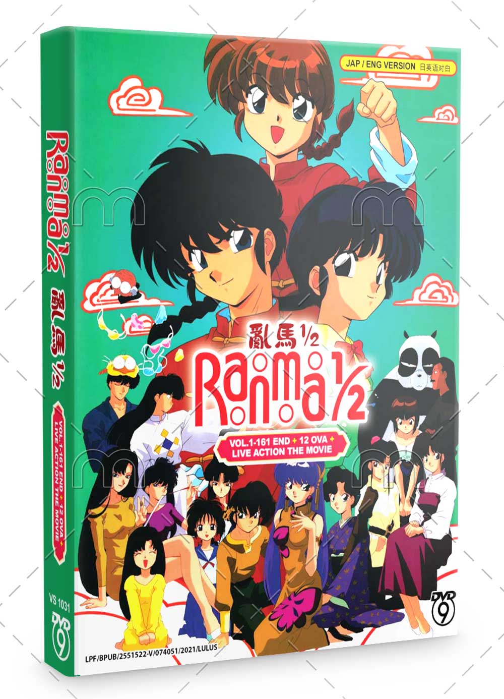 Ranma ½  + 12OVA+ Live Action Movie (DVD) (1989-1992) アニメ