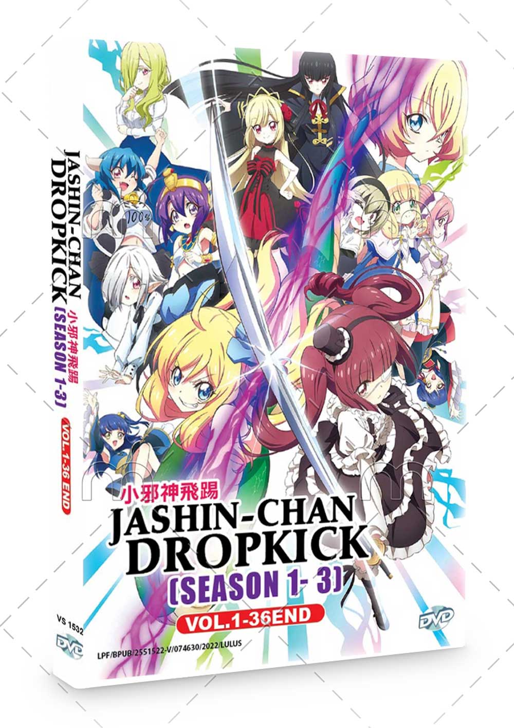 Jashin-chan Dropkick Season 1-3 (DVD) (2018-2022) Anime