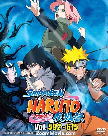 Naruto TV 592-615 (Naruto Shippudden) (Box 20) (DVD) (2014) Anime