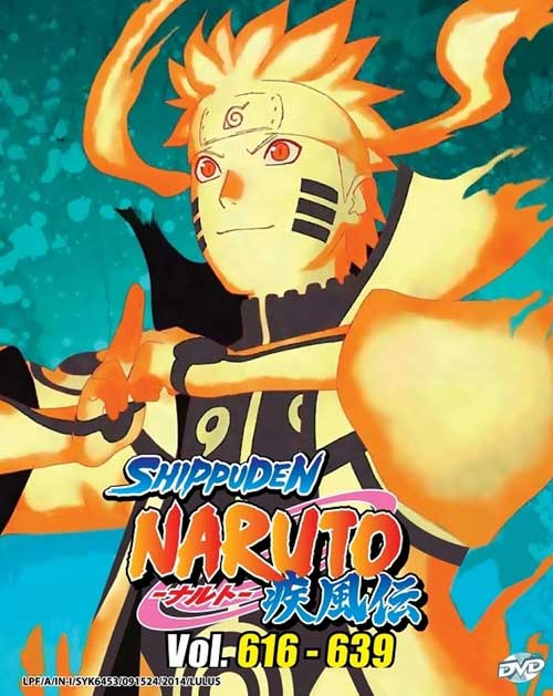 Naruto TV 616-639 (Naruto Shippudden) (Box 21) (DVD) (2014) Anime