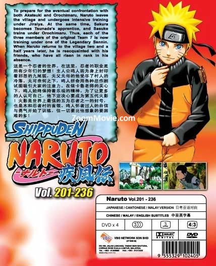 Naruto TV 201-236 (Naruto Shippudden) (Box 5) image 2