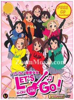 K-ON LET'S GO LIVE Japanese Anime DVDs