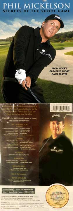 Phil Mickelson - Secrets of the Short Game Golf DVD