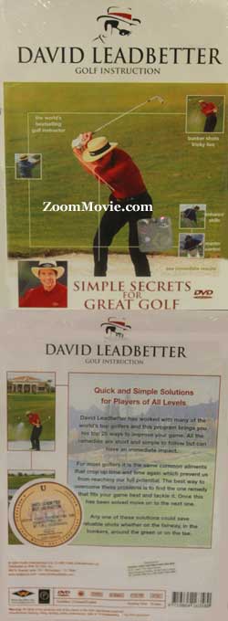 David Leadbetter Golf Instruction - Simple Secrets for Great Golf Golf DVD