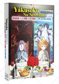 Yakusoku no Neverland Season 1+ 2+ Live Movie (DVD) (2019-2023) Anime