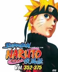 Naruto TV 352-375 (Naruto Shippudden) (Box 10) (DVD) (2007~2012) Anime