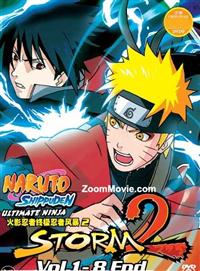 Naruto Shippuden Ultimate Ninja Storm 2 Japanese Anime DVD