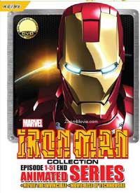 Marvel Iron Man Collection Animated Series + Movie The Invincible + The Movie Rise Of Technovore Japanese Anime DVD