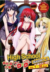 High School DxD (Season 1~3) (DVD) (2012~2015) Anime