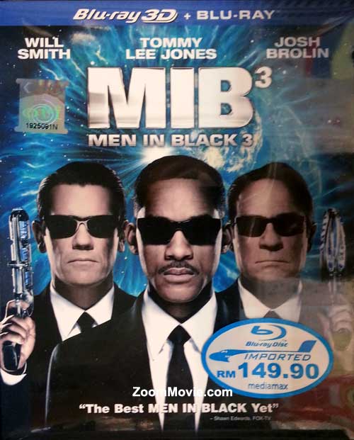 Men In Black 3 (3D) (BLU-RAY) (2012) English Movie