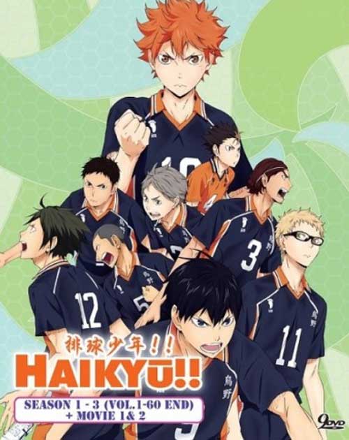 Haikyu!! (Season 1~3 + Movie) (DVD) (2014~2017) Anime