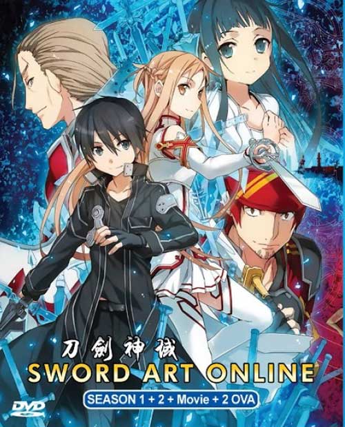 Sword Art Online (Season 1~2 + Movies) (DVD) (2012~2017) Anime