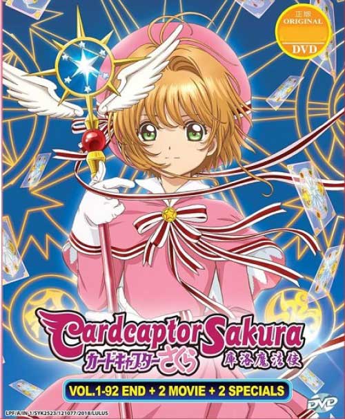 Cardcaptor Sakura (Complete Set TV 1-92 end + 2 Movies + 2 SP) (DVD) (1998~2018) Anime