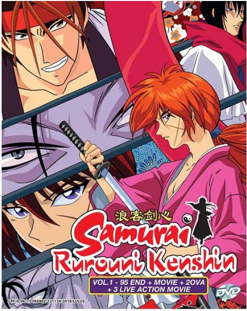 Samurai Rurouni Kenshin (Collection set TV + Movies + OVAs) (DVD) (1996~2014) Anime