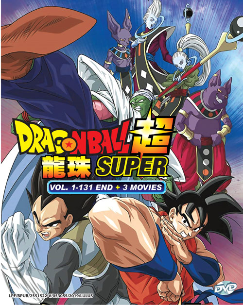 Dragon Ball Super TV 1-131 +3 Movies (DVD) (2015~2017) Anime
