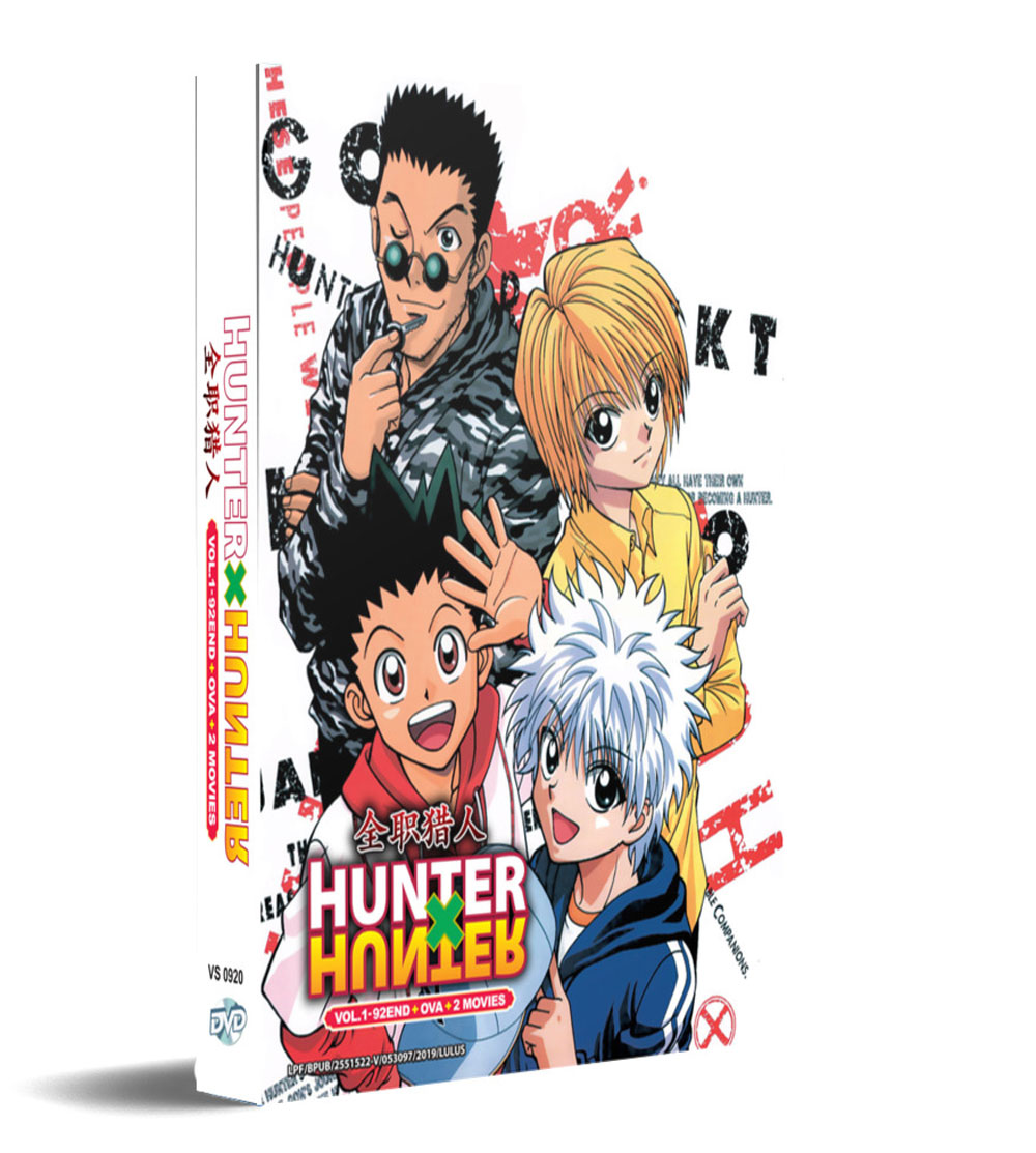 Hunter x Hunter TV Series 1 - 92 End + OVA+2 Movies (DVD) (1999-2014) Anime