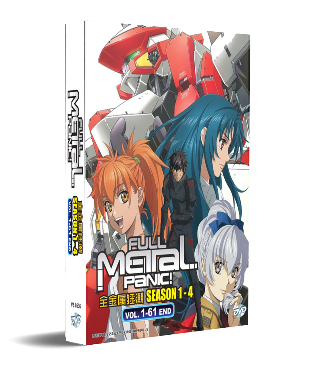 Full Metal Panic! Season 1-4 (DVD) (2002-2018) Anime