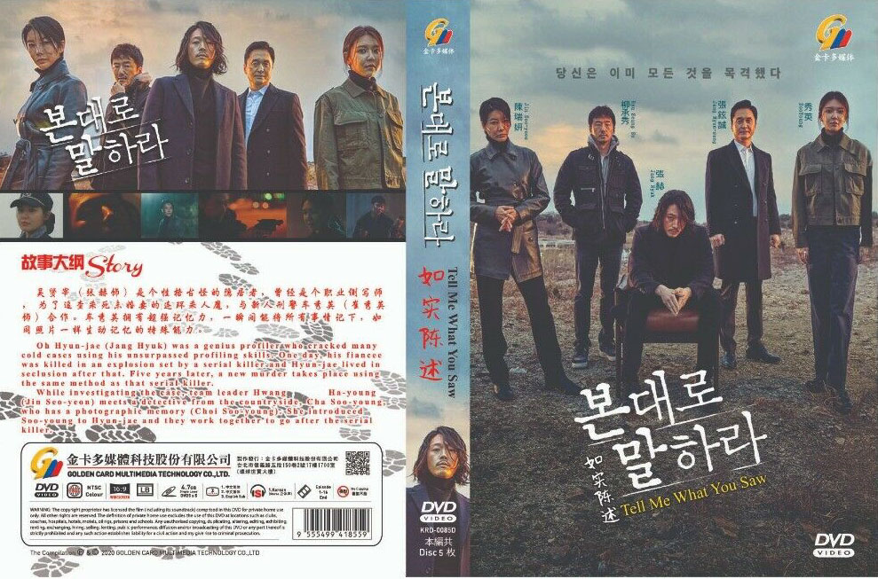 Tell Me What You Saw (DVD) (2020) Korean TV Series