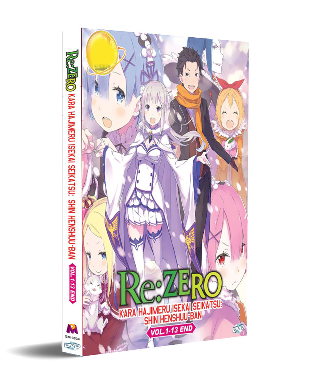 Anime DVD Re:Zero kara Hajimeru Isekai Season 1 + Shin Henshuu-ban