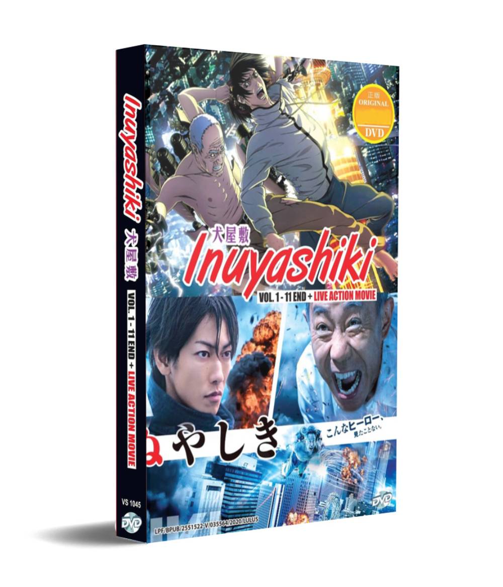 Inuyashiki + Live Action Movie (DVD) (2017) Anime