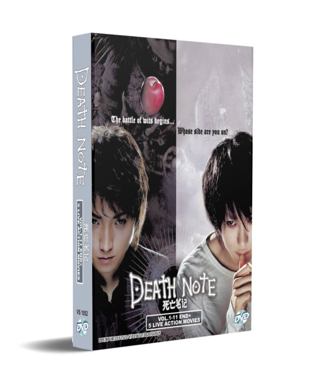 Death Note TV Series + 5 Movies Collection (DVD) (2006-2017) Anime