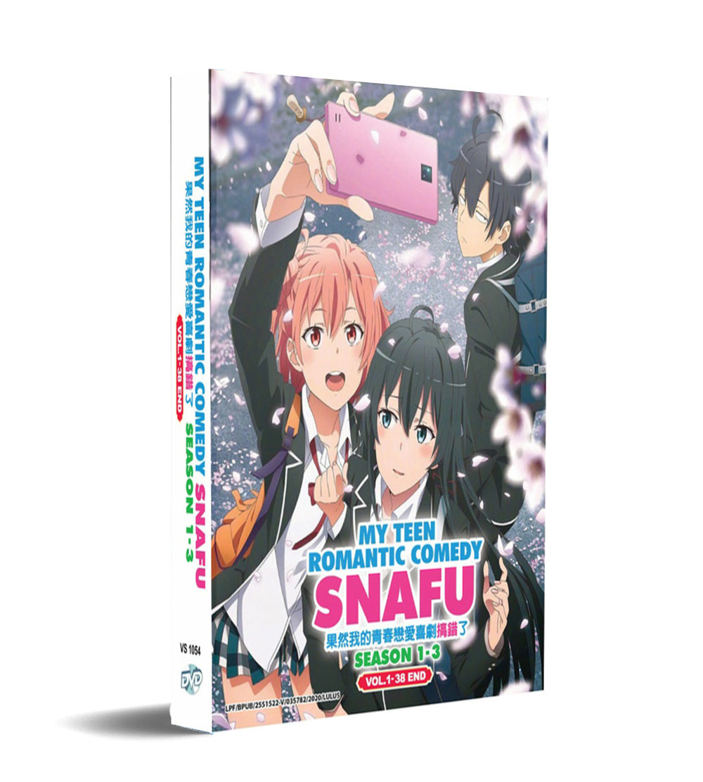 My Teen Romantic Comedy SNAFU Season 1-3 (DVD) (2013-2020) Anime