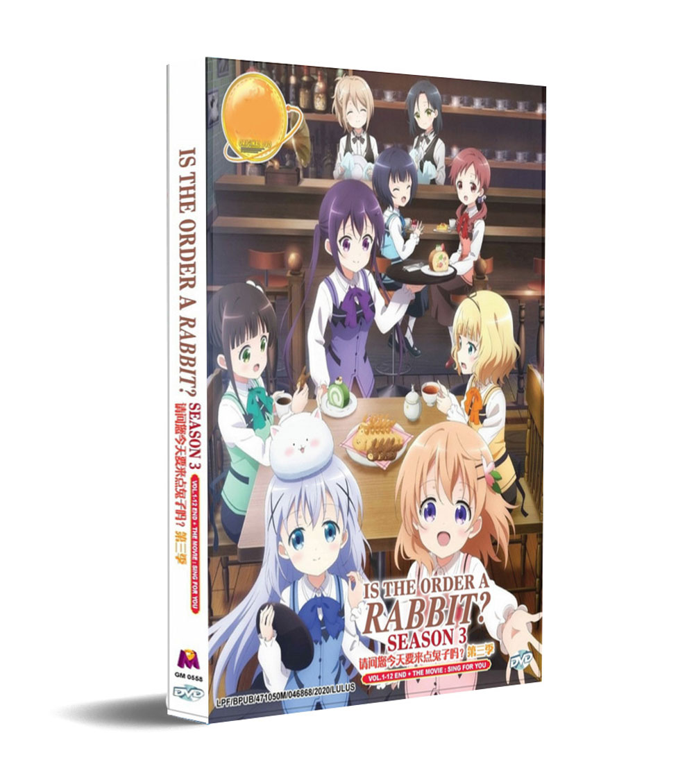 Is the Order a Rabbit? Bloom ( Season 3) (DVD) (2020) Anime
