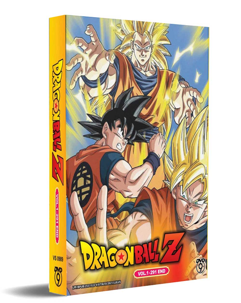 Dragon Ball Z (VOL.1 - 291 End) DVD English Version All Region