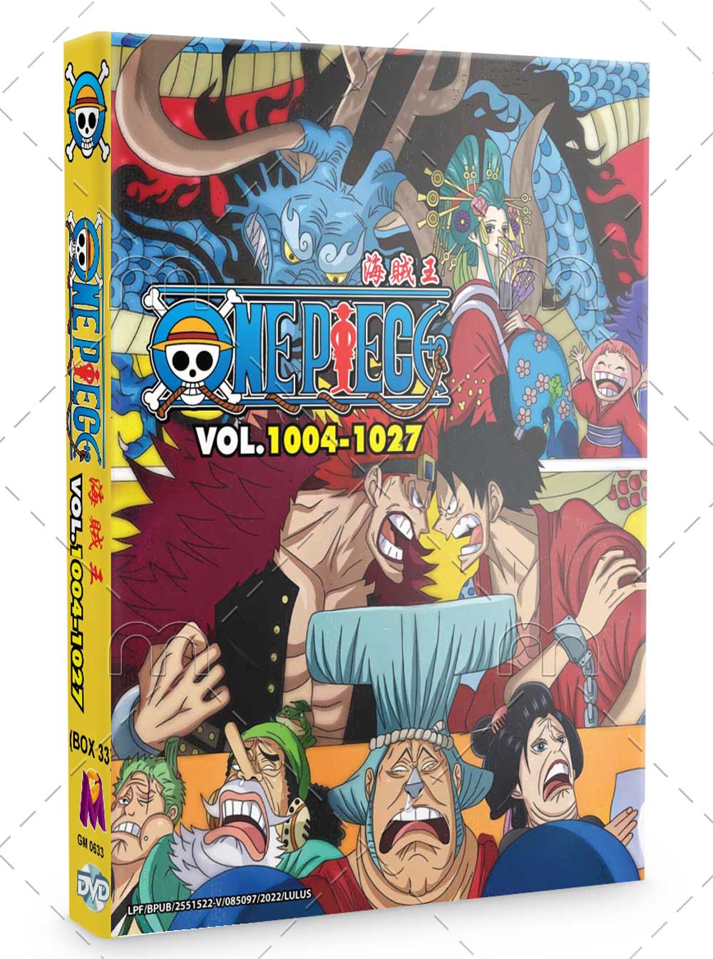 One Piece Box 33 (TV 1004 - 1027) (DVD) (2020) Anime