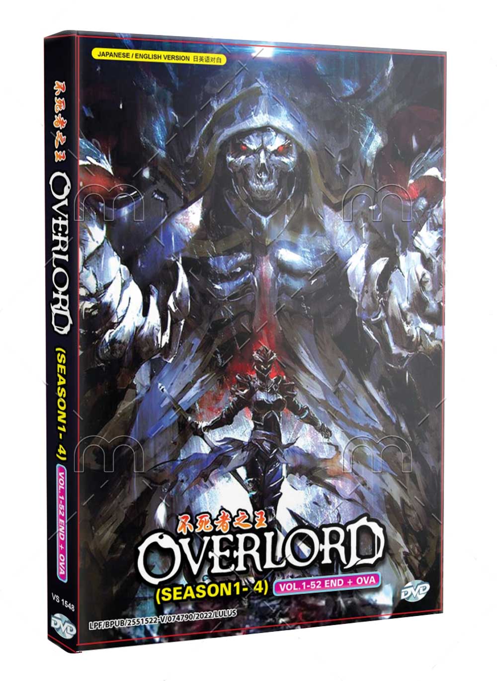 Overlord Season 1-4 + OVA (DVD) (2015~2022) Anime