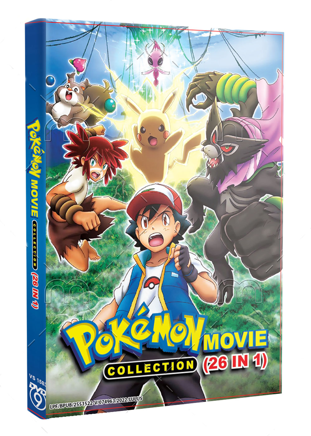 Pokemon Movie Collection (26 IN 1) (DVD) (1998-2019) 動畫