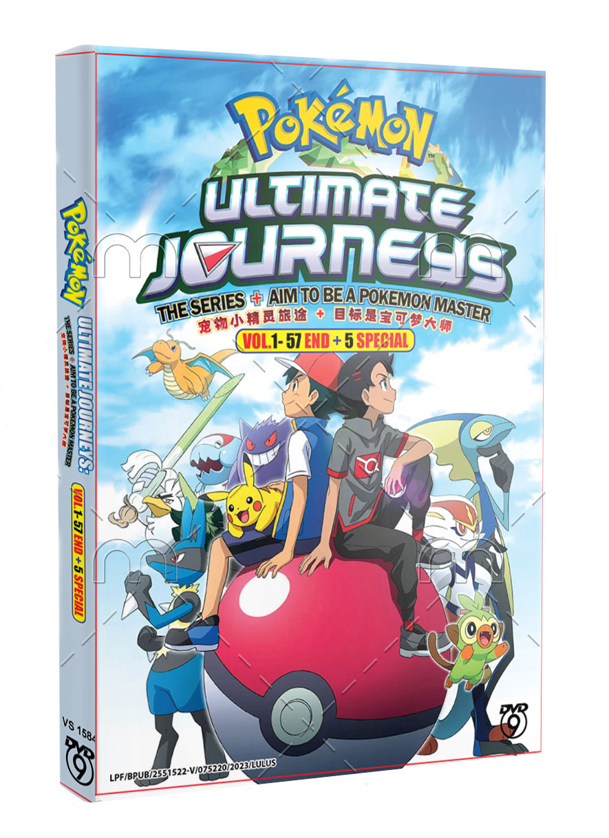 Pokemon Ultimate Journeys: The Series + Aim to Be a Pokemon Master + 5 Special (DVD) (2022) アニメ