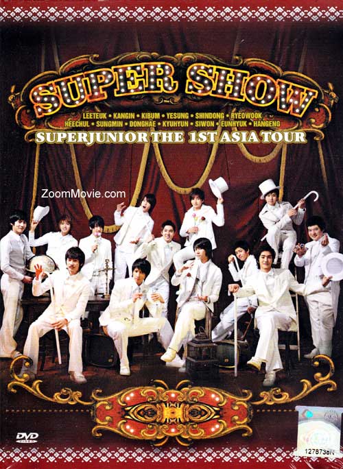 Super Show - SUPERJUNIOR The 1st Asia Tour (DVD) Korean Music