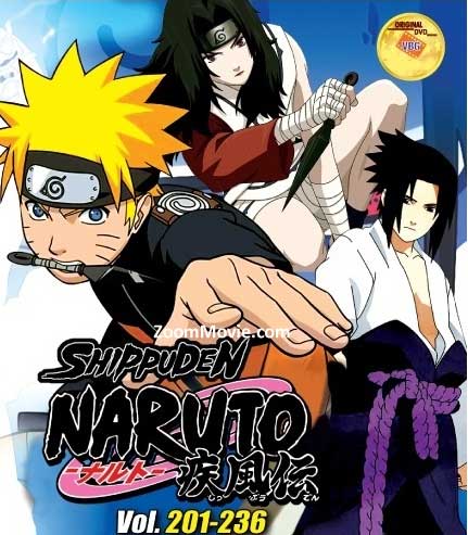 Naruto TV 201-236 (Naruto Shippudden) (Box 5) (DVD) (2007~2012) Anime