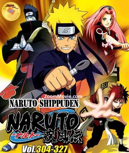 Naruto TV 304-327 (Naruto Shippudden) (Box 8) (DVD) (2007~2012) Anime