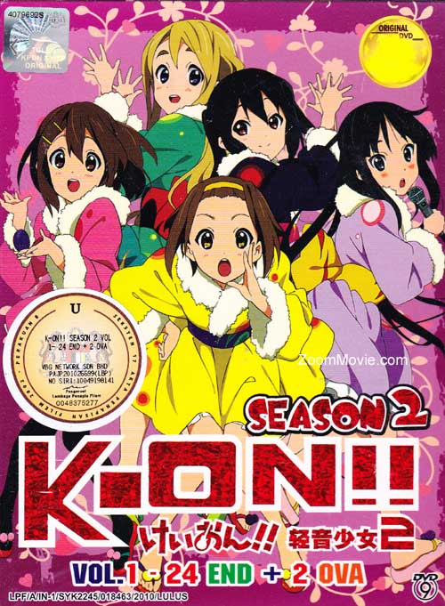 K-ON!! Season 2 (TV 1-24 + 2 OVA) (DVD) () Anime