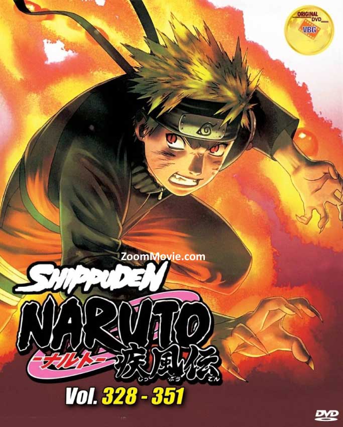 Naruto TV 328-351 (Naruto Shippudden) (Box 9) (DVD) (2007~2012) Anime