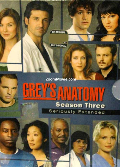 Grey's Anatomy (Season 3) (DVD) (2006) American TV Series