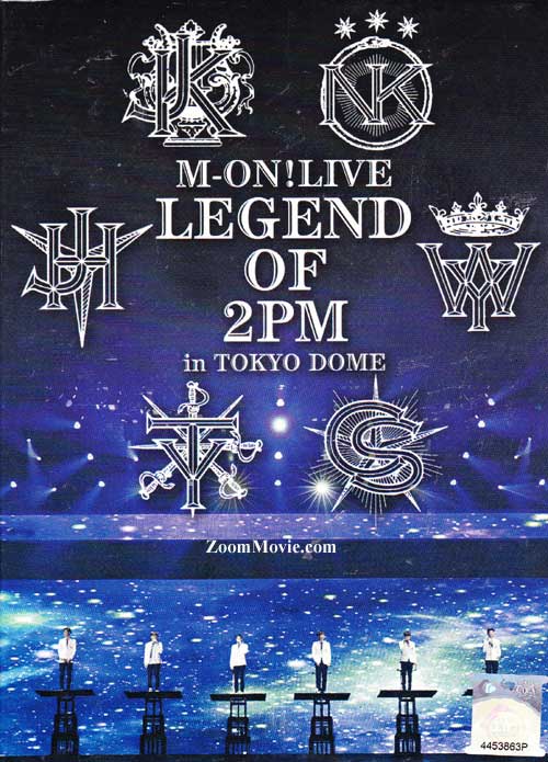 M-On! Live Legend of 2PM in Tokyo Dome (DVD) (2012)韓国音楽ビデオ