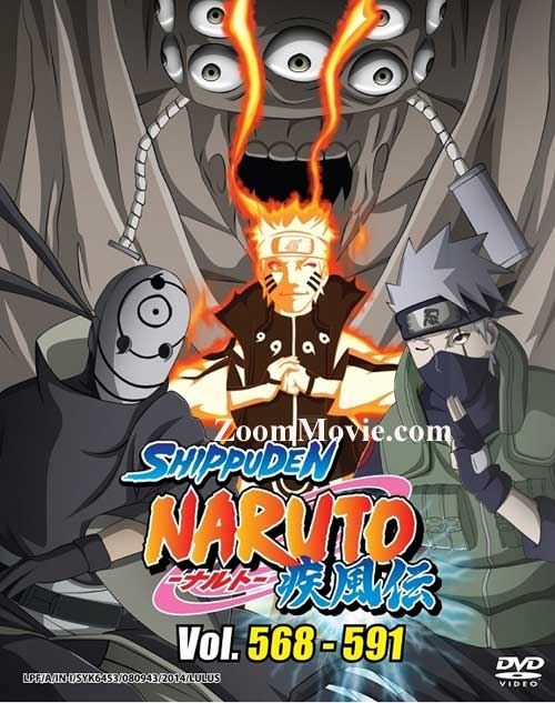 Naruto TV 568-591(Naruto Shippudden) (Box 19) (DVD) () Anime