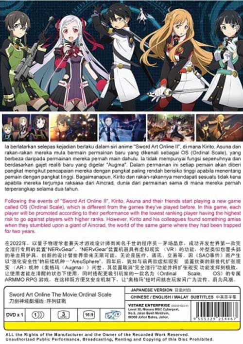 Sword Art Online The Movie: Ordinal Scale image 2