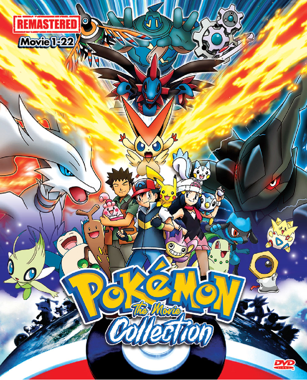 Pokemon The Movie Collection (22 Movies) (DVD) (1998-2019) Anime - What Order To Watch Pokemon Series And Movies