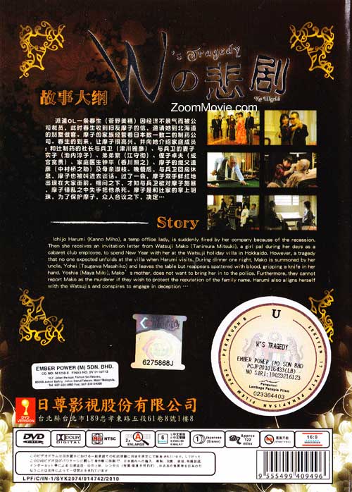 Wの悲劇 (DVD)日本映画