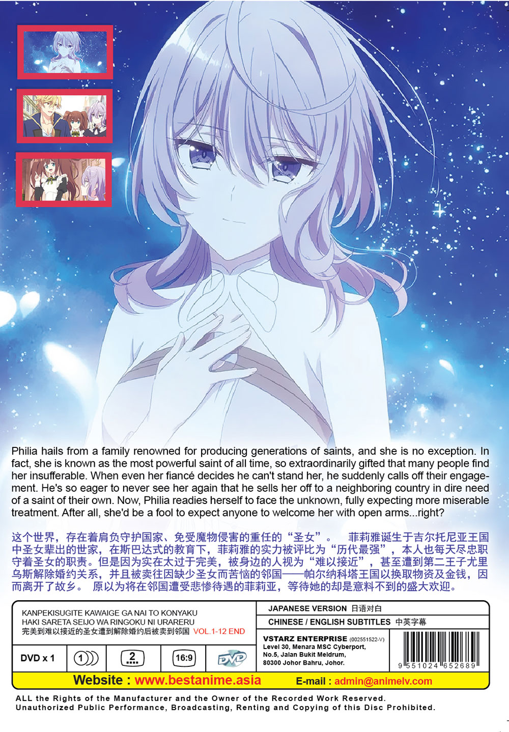 完美到難以親近的聖女遭到解除婚約後被賣到鄰國 image 3