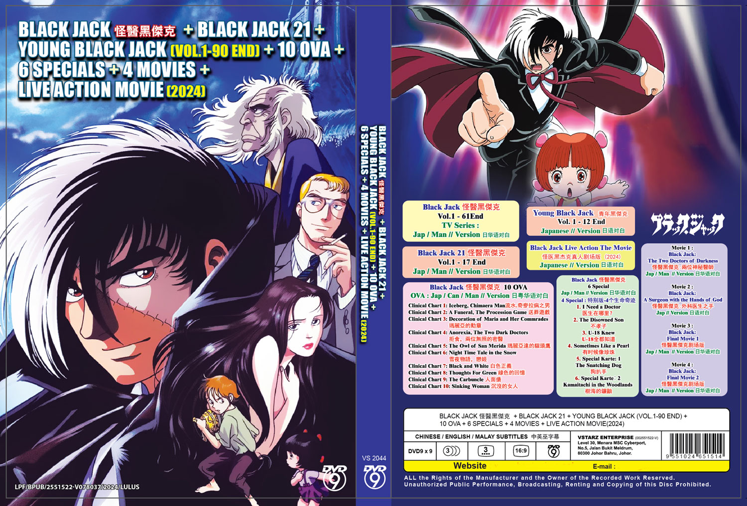 怪医黑杰克 Series + 10 Ova + 6 Specials +4 Movies image 4