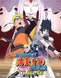 Naruto TV 664-687 (Naruto Shippudden) (Box 23) (DVD) (2016) Anime