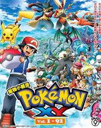 Pokemon XY (Season 1~2 TV 1~92 End) (DVD) (2013~2015) Anime