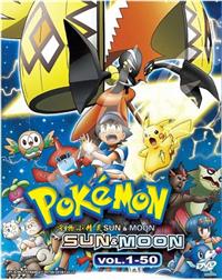 Pokemon Sun & Moon (Box 1 TV 1~50) (DVD) (2016~2017) Anime